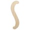 Letter S Uppercase Felt Marker Font Unfinished Wood Shape Piece Cutout for DIY Craft Projects